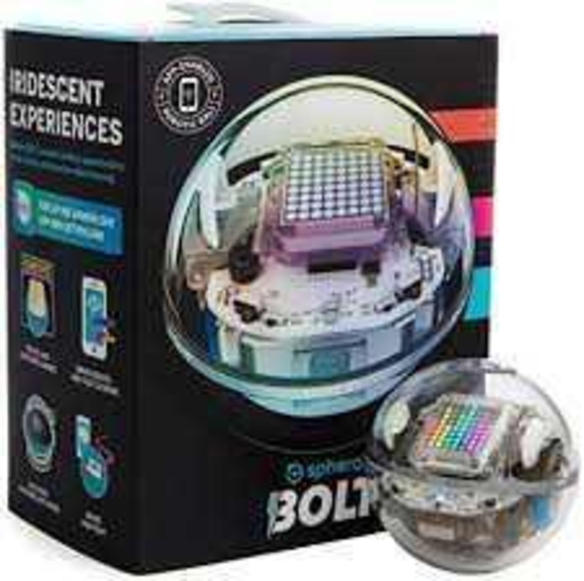 RRP £150 Boxed Sphero Bolt App-Enabled Robotic Ball