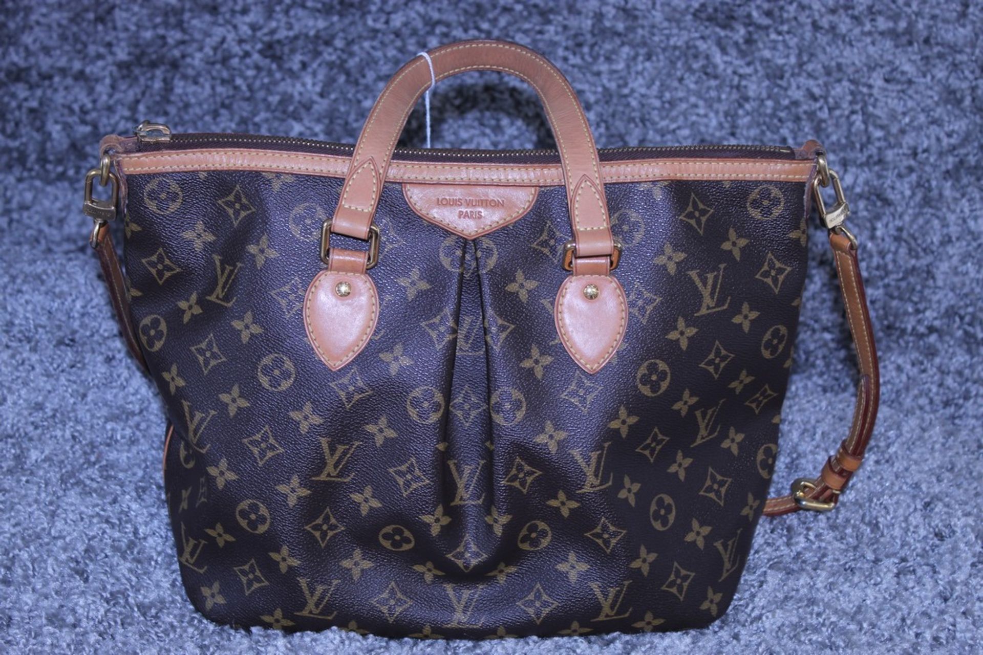 RRP £1,900 Louis Vuitton Saumur Shoulder Bag, Brown Monogram Coated Canvas 25X21X7Cm Vachetta - Image 2 of 3