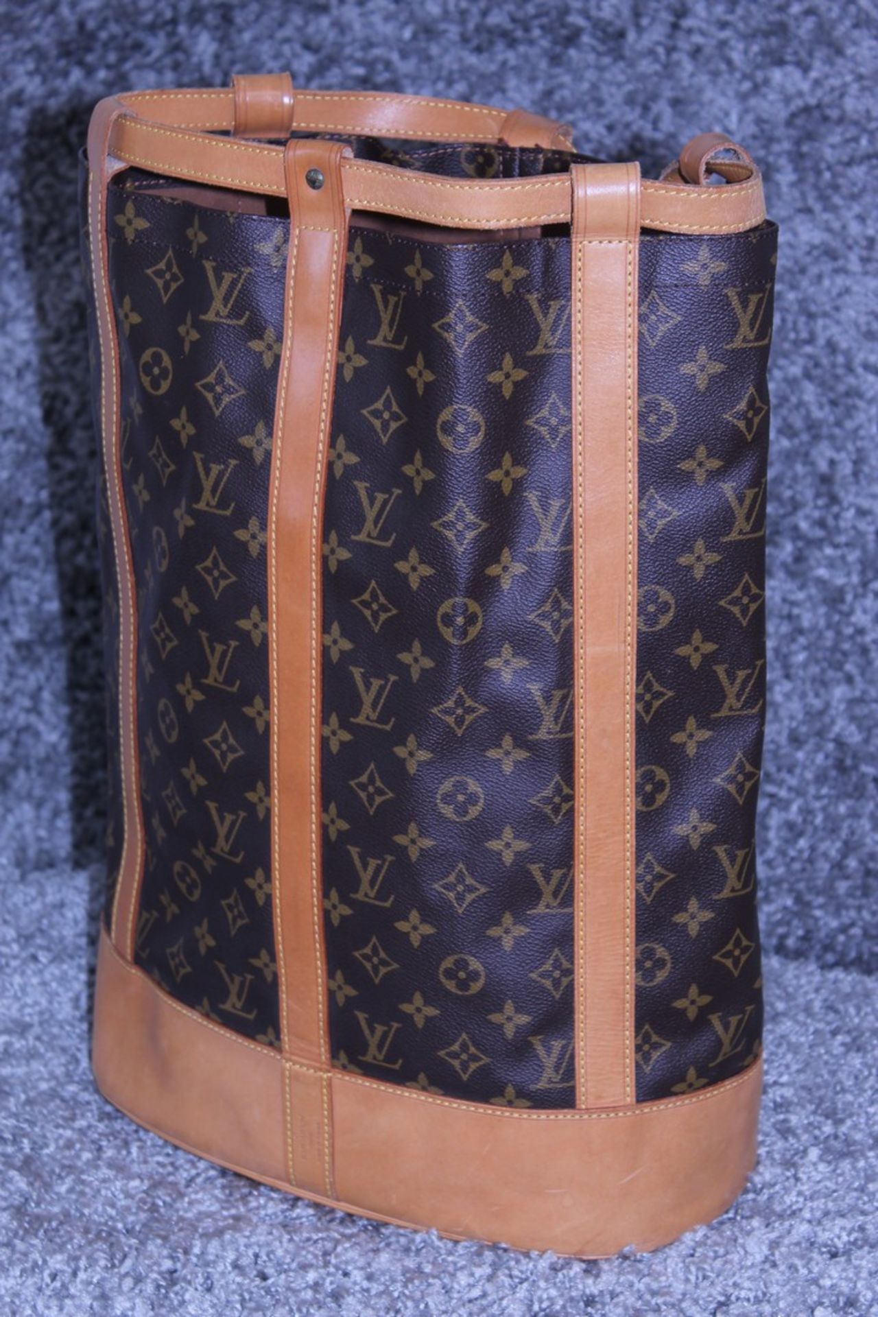 RRP £1,500 Louis Vuitton Randonnee Shoulder Bag, Brown Coated Canvas Monogram, 33X43X16Cm ( - Image 3 of 3