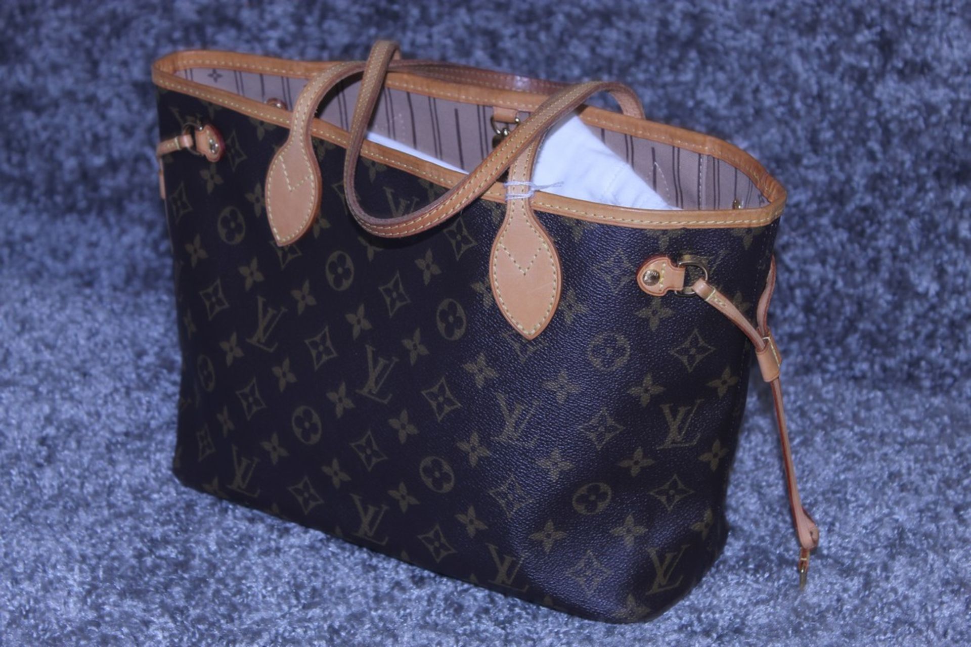 RRP £1,920 Louis Vuitton Neverfull Shoulder Bag, Brown Monogram Coated Canvas, Vachetta Handles, - Image 3 of 4