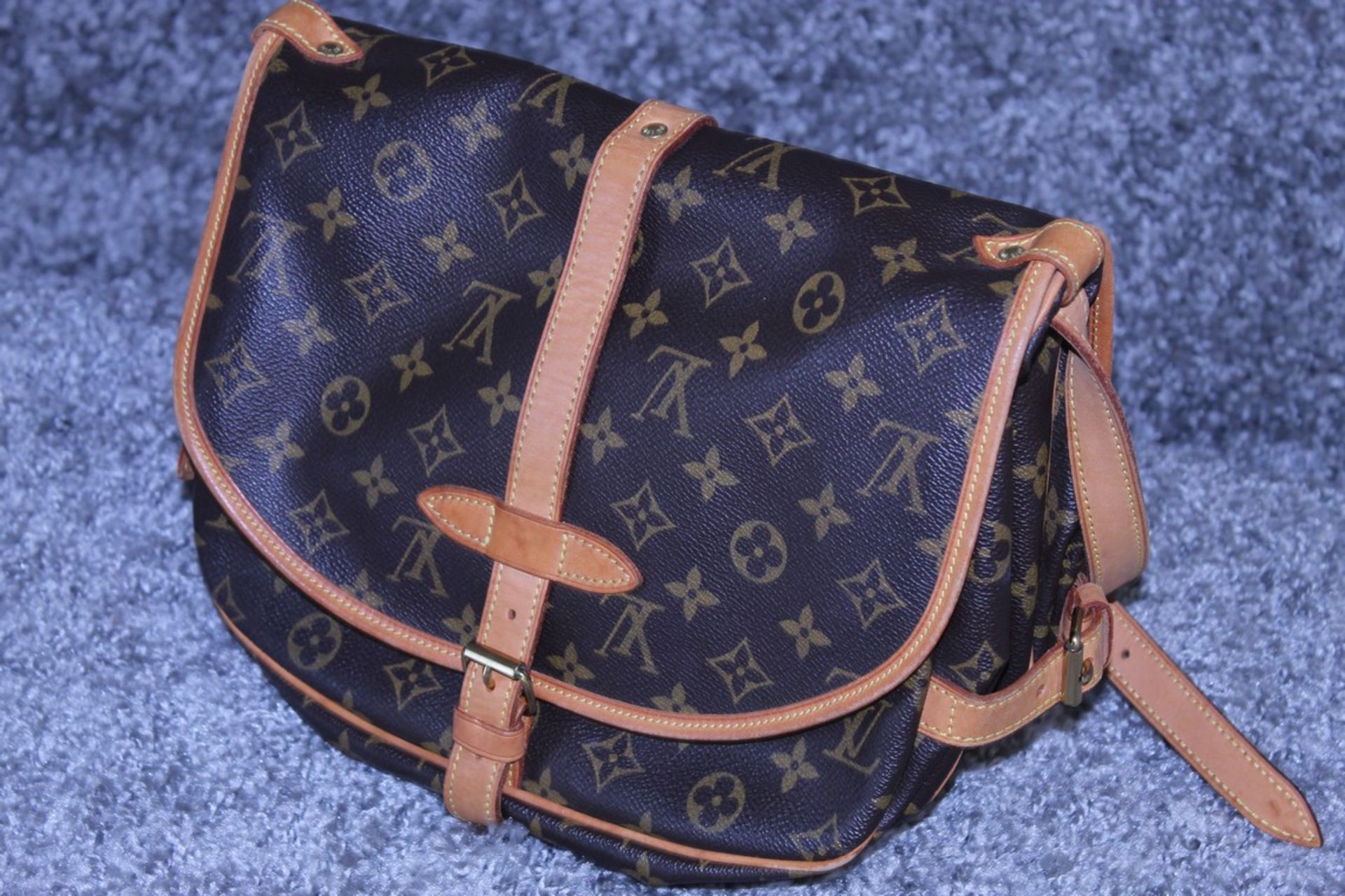 RRP £2,000 Louis Vuitton Palermo Handbag, Brown Monogram Coated Canvas, Vachetta Handles, 30X26X16Cm - Image 3 of 3