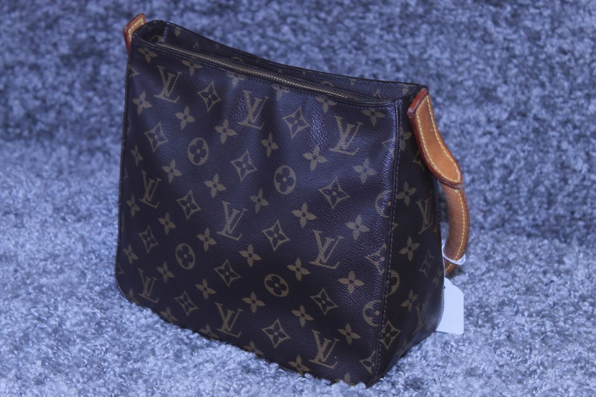 RRP £1900 Louis Vuitton Looping Handbag In Brown Coated Monogram Canvas . Condition Rating B ( - Image 3 of 3