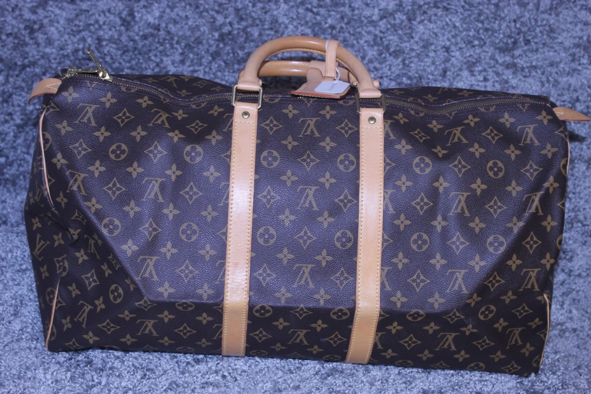 RRP £1,500 Louis Vuitton Keepall 55 Travel Bag, Brown Monogram Coated Canvas, 55X28X25Cm (Production - Image 2 of 4