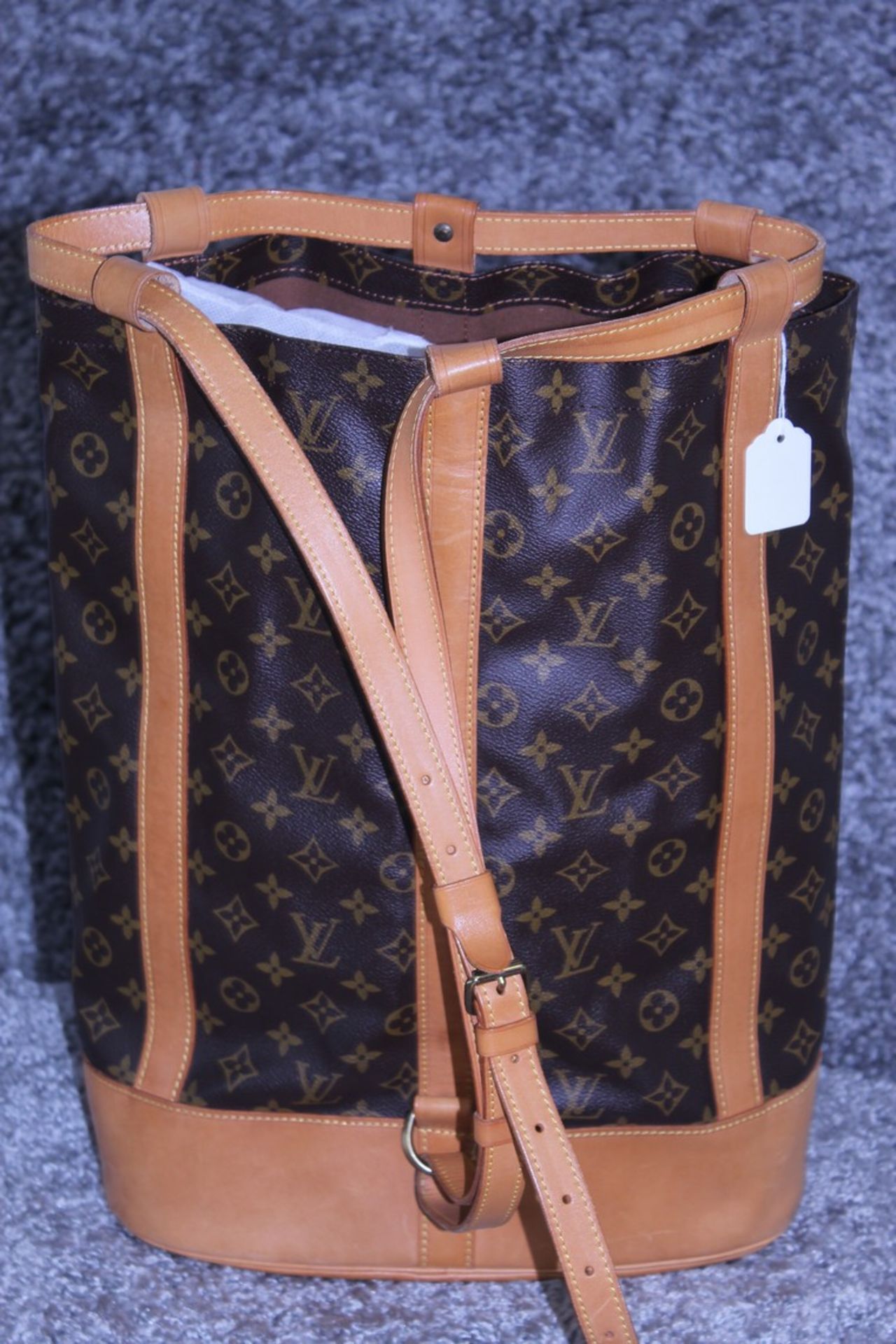 RRP £1,500 Louis Vuitton Randonnee Shoulder Bag, Brown Coated Canvas Monogram, 33X43X16Cm ( - Image 2 of 3