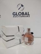 RRP £80 Boxed Brand New Full Tester Bottle Of Viktor Flowerbomb Eau De Parfum 100Ml