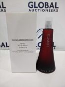 RRP £40 Boxed Brand New Full Tester Bottle Of Hugo Boss 90Ml Deep Red Eau De Parfum