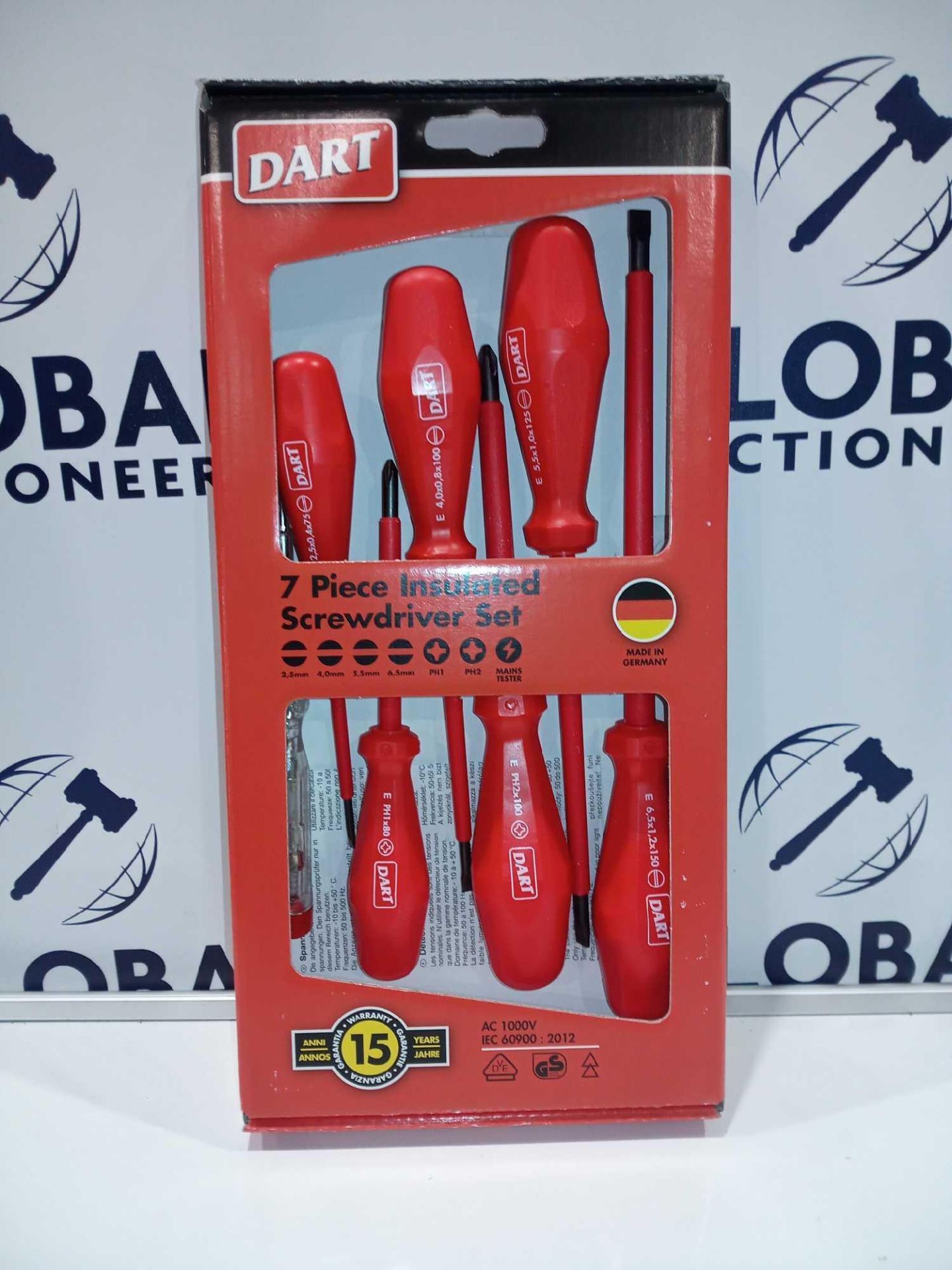 RRP £200 Lot To Contain 5 Boxed Brand New 7 Piece Insulated Screwdriver Sets