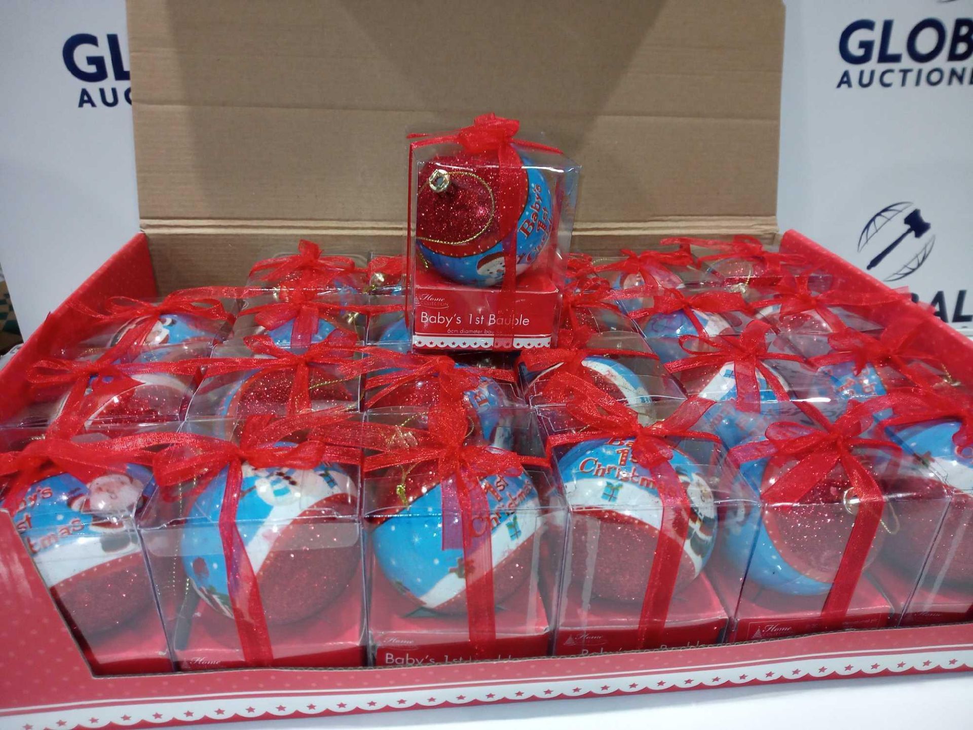 RRP £60 Box To Contain 2 Brand New Sets Of 24 Baby's First Baubles Sets