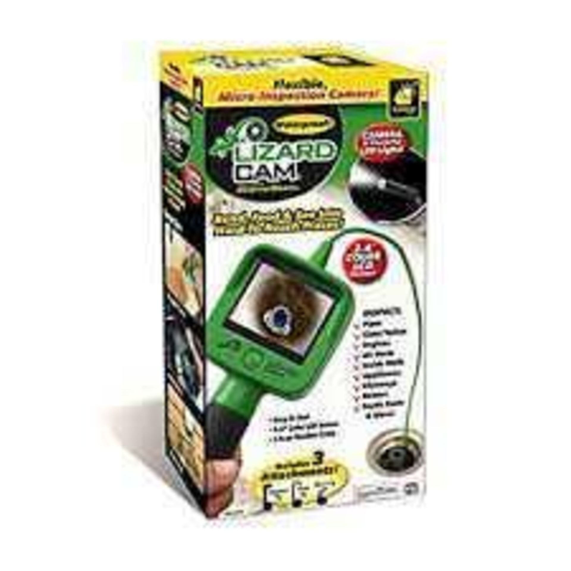 RRP £100 Lot To Contain 2 Boxed Brand New Waterproof Flexible Micro Inspection Lizard Cameras