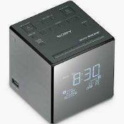 RRP £60 Boxed Sony Xdr-C1Dbp Dab/Dab+/Fm Clock Radio With Dual Alarm And Usb Smartphone Charging - G