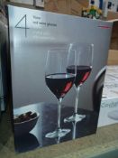 RRP £120 Lot To Contain 4 Boxed John Lewis Vino Red Wine Glasses Set Of 4