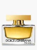 RRP £70 Unboxed 50Ml Bottle Of Dolce And Gabbana The One Perfume Spray Ex Display
