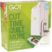 RRP £250 Boxed Accuquilt Go Fabric Cutter Starter Set