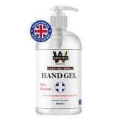 RRP £350 Boxed Brand New 35 Tubs Of Wellington's 500Ml Hand Sanitizer Gel