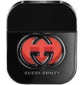 RRP £70 Unboxed 75Ml Bottle Of Gucci Guilty Edt Spray Ex-Display