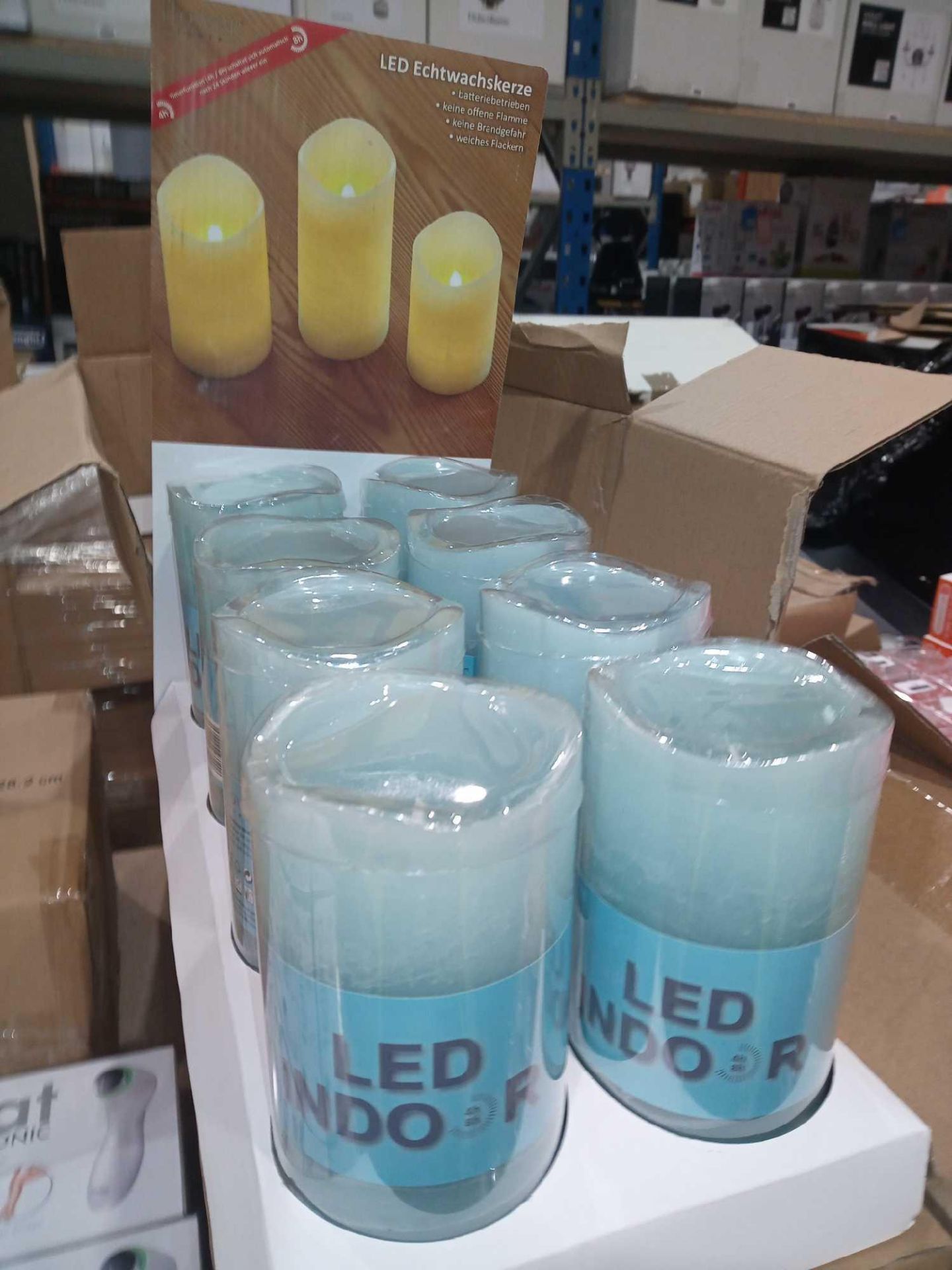 RRP £60 Lot To Contain 8 Assorted Led Flicker Candles