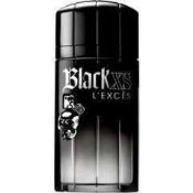 RRP £50 Unboxed 100Ml Bottle Of Paco Rabanne Black Xs Edt Spray Ex-Display