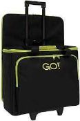 RRP £150 Unboxed Accuquilt Go Fabric Cutter Tote And Die Bag-20-Inch X 7 X 16-Inch Black, Other, Mul