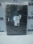 RRP £100 Lot To Contain Debenhams Home Collection Fully Lined Eyelet Curtains Grey Velvet