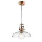 Combined RRP £110 Lot To Contain Debenhams Louise Table Light And Debenhams Miles Pendant Ceiling Li