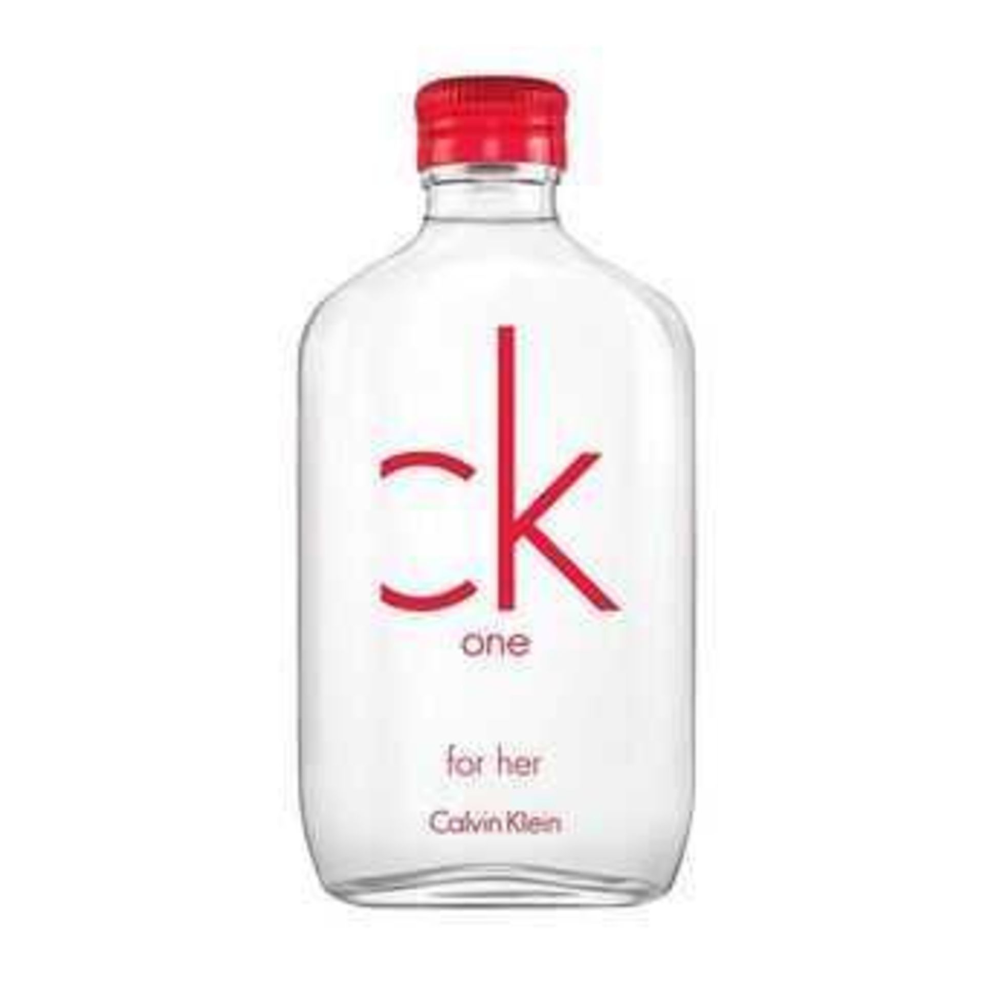 RRP £20 Boxed Unused Tester Bottle Of Calvin Klein Ck One Red Edition For Her 100Ml
