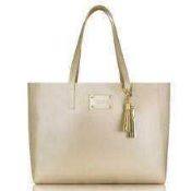 RRP £70 Brand New Michael Kors Fragrances Golden Shopping Tote Bags