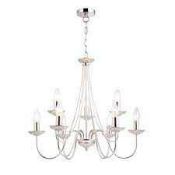 RRP £180 Boxed Alexa 9 Light Chandelier From The Debenhams Home Collection