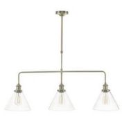 RRP £150 Boxed Debenhams - 'Alfred' Diner Bar Ceiling Light