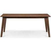 RRP £150 Boxed Mid Century Modern Large Wooden Dining Table
