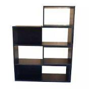 RRP £600 Boxed Brand New Debenhams Fenton Adjustable Shelving Unit In Black