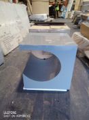RRP £150 Boxed Grey High Gloss Figure Side Table