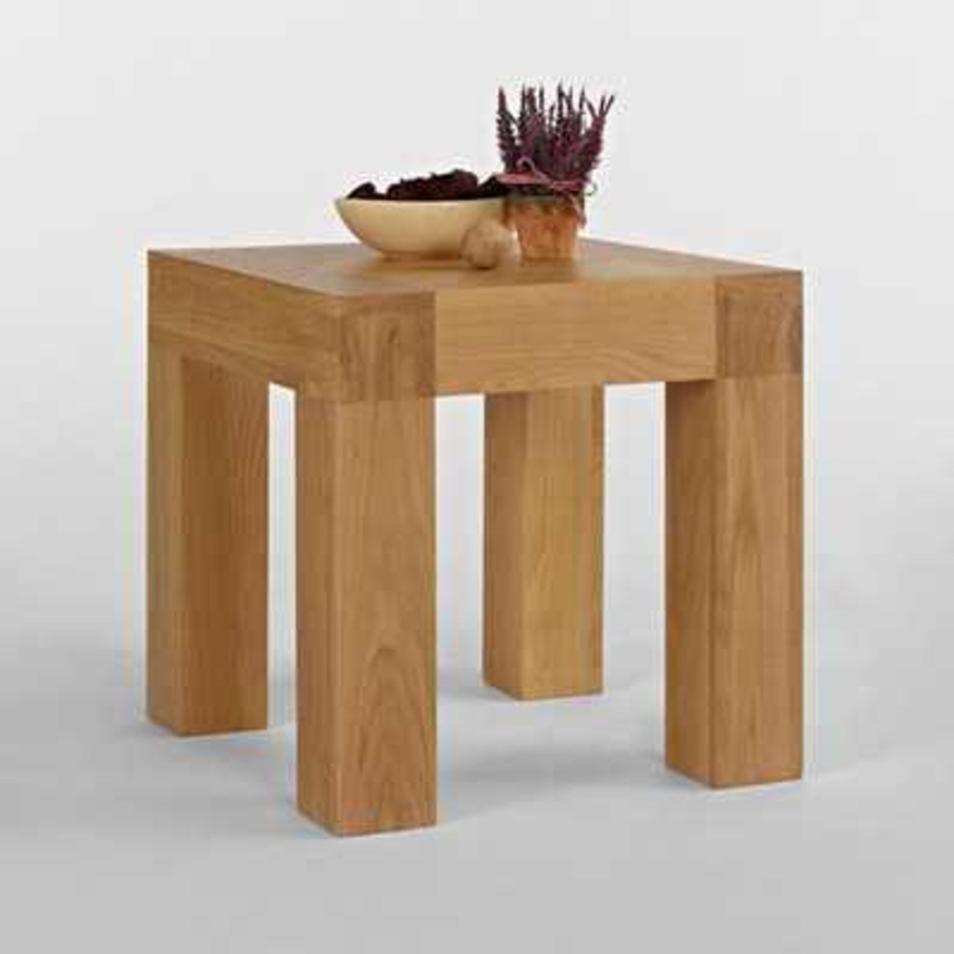 RRP £160 Boxed Designer Santos Lamp Table
