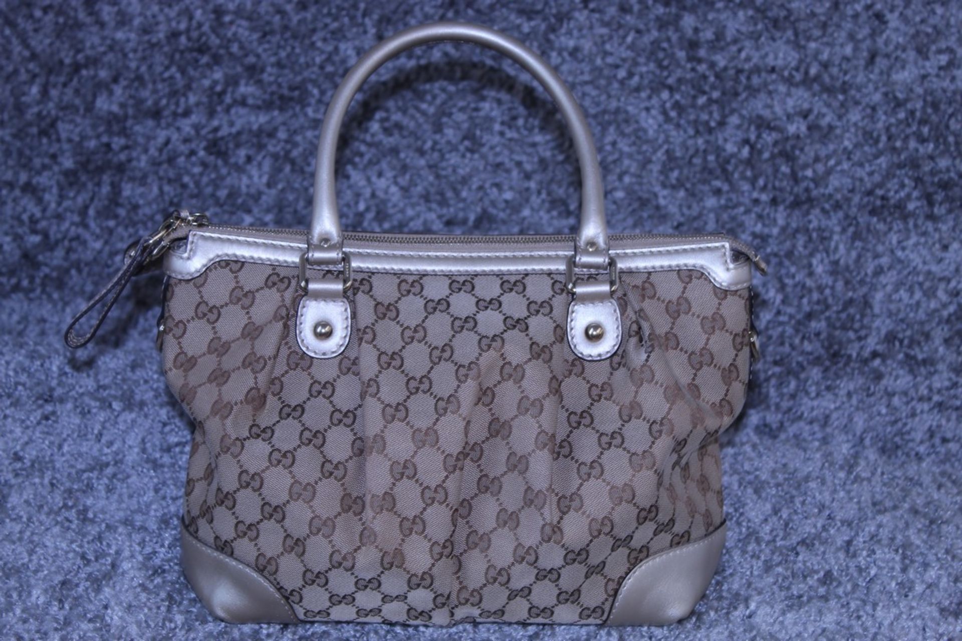 RRP £1,600 Sukey Top Handle Shoulder Bag, Beige/Brown Monogram Canvas, 28.5X22X12Cm (Production Code - Image 2 of 3