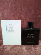 RRP £95 Boxed New 100Ml Ex Tester Bottle Of Bleu De Chanel Paris 100Ml