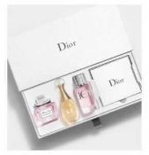 RRP £70 Boxed New Dior Mini Gift Set To Include 5Ml Bottles Of Miss Dior , Jadore And Dior Joy