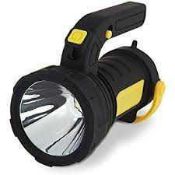 RRP £220 Lot To Contain 12 Boxed Brand New Aa Car Essentials Rechargeable Led Spotlight With A Pisto