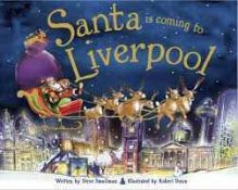 RRP £400 Lot To Contain 4 Boxes Each Containing 20 Brand New Santa Is Coming To Liverpool Christmas