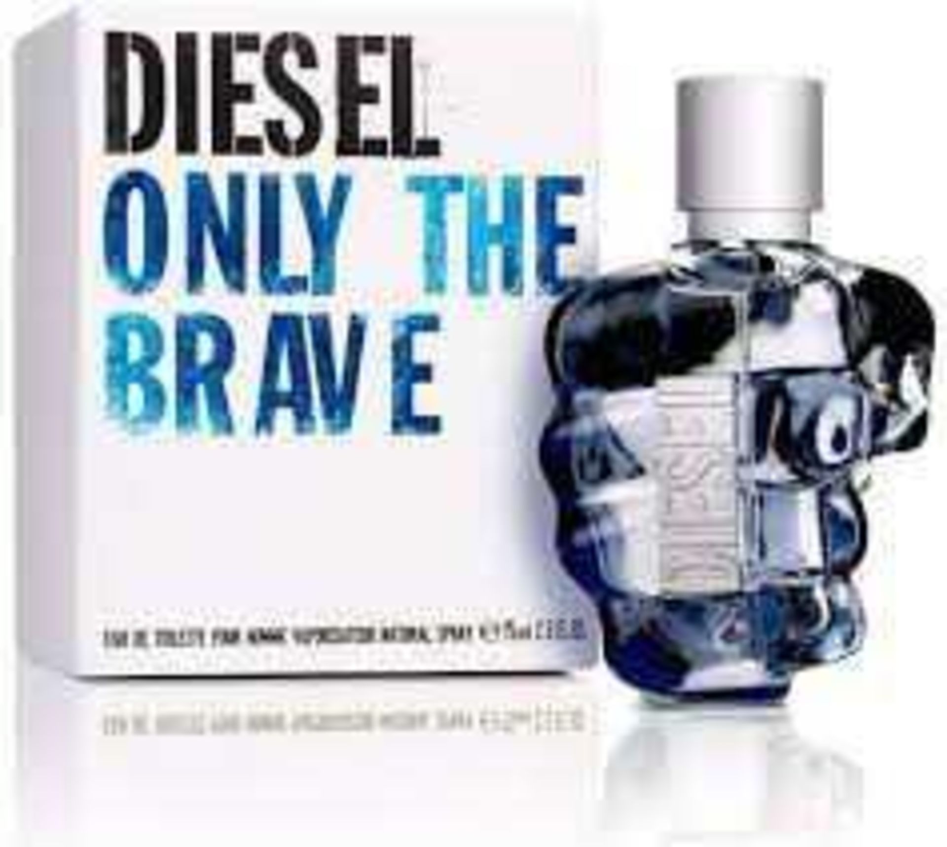 RRP £50 Unboxed 75Ml Bottle Of Diesel Only The Brave Edt Spray Ex-Display
