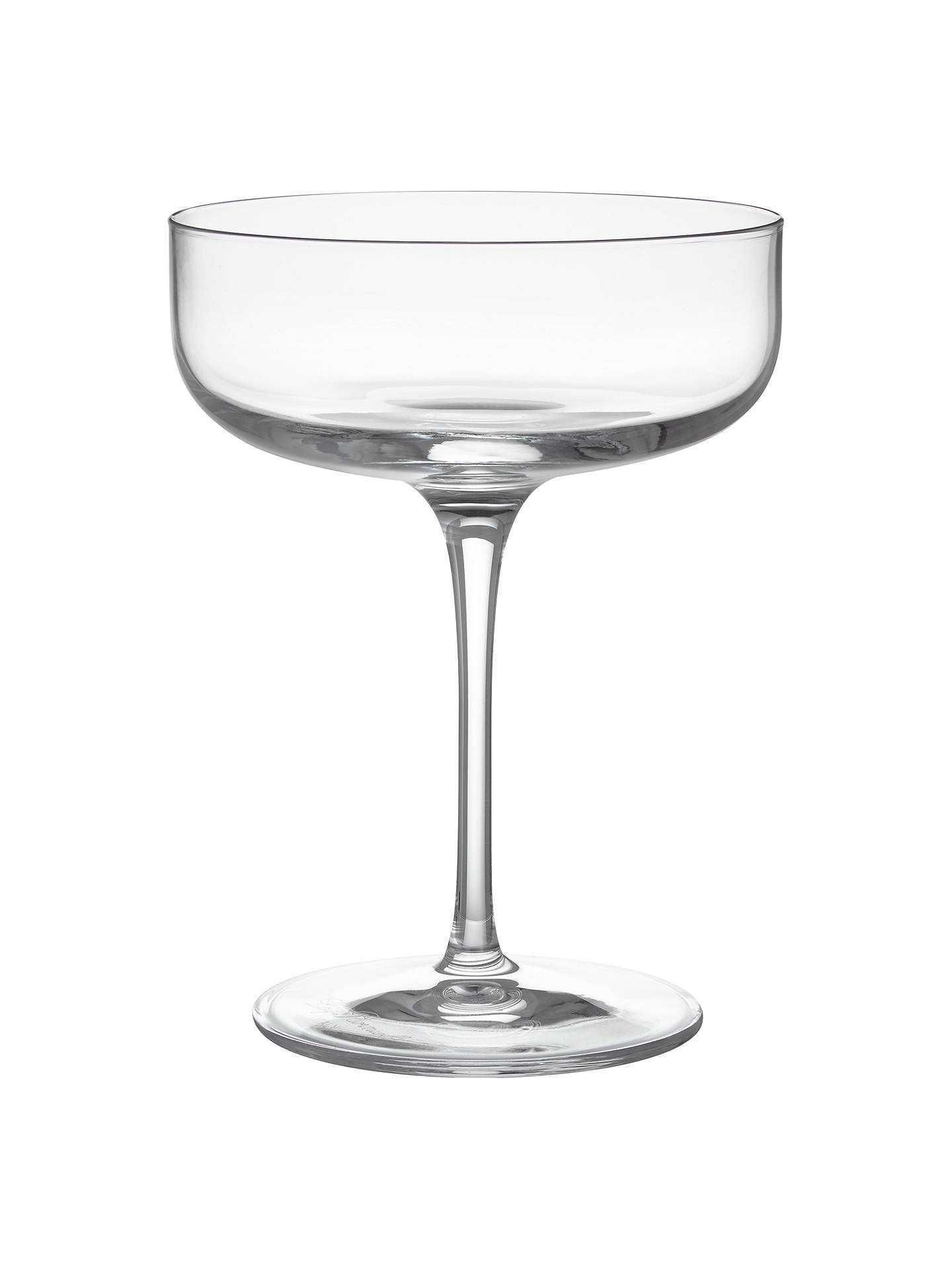 RRP £160 Set Of Four John Lewis Celebrate Crystal Glass To Champagne Saucers 380Ml