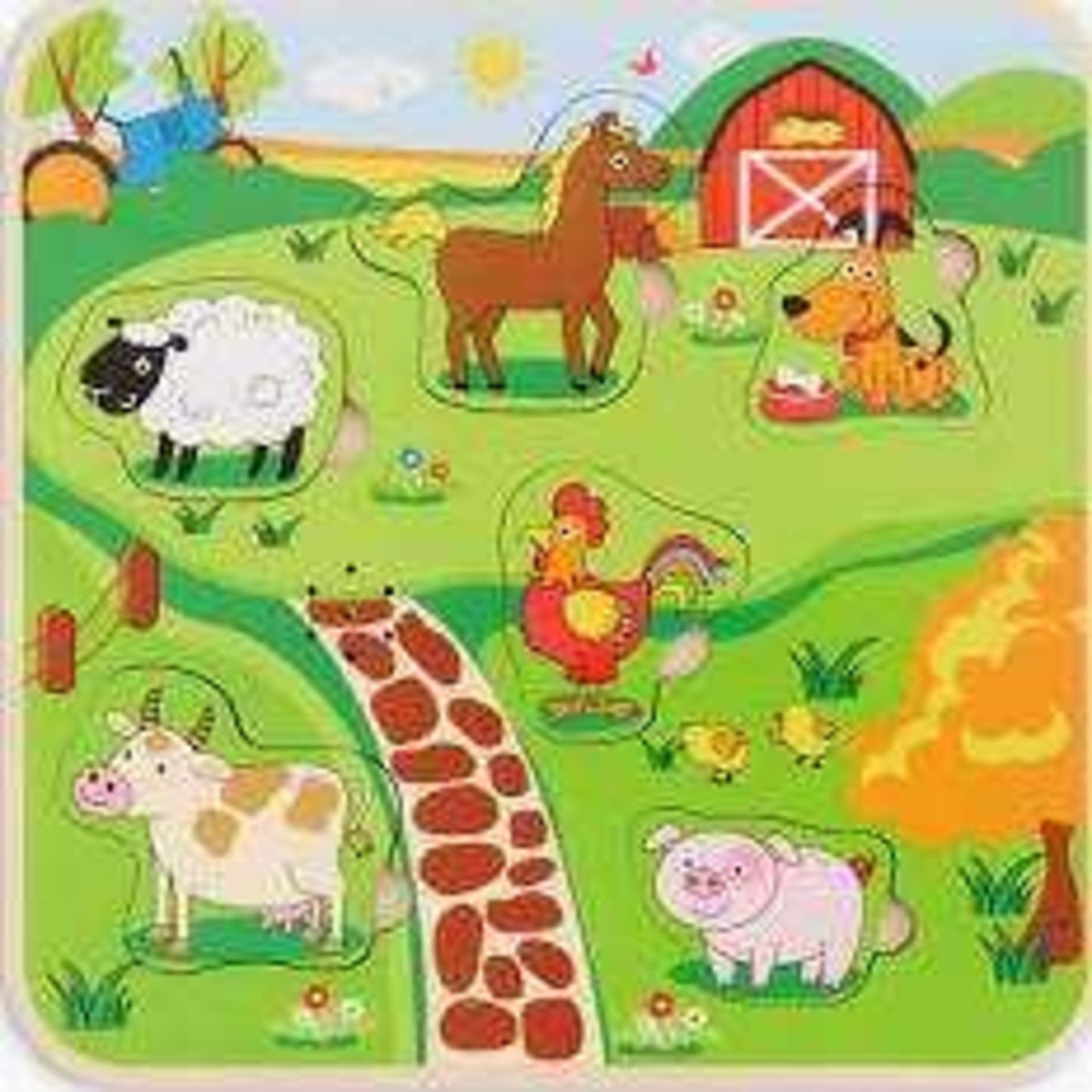 RRP £15 Each Boxed John Lewis Sorted Kids Toys To Include Car Play Mat And Accessories Wooden Farm S - Image 3 of 4