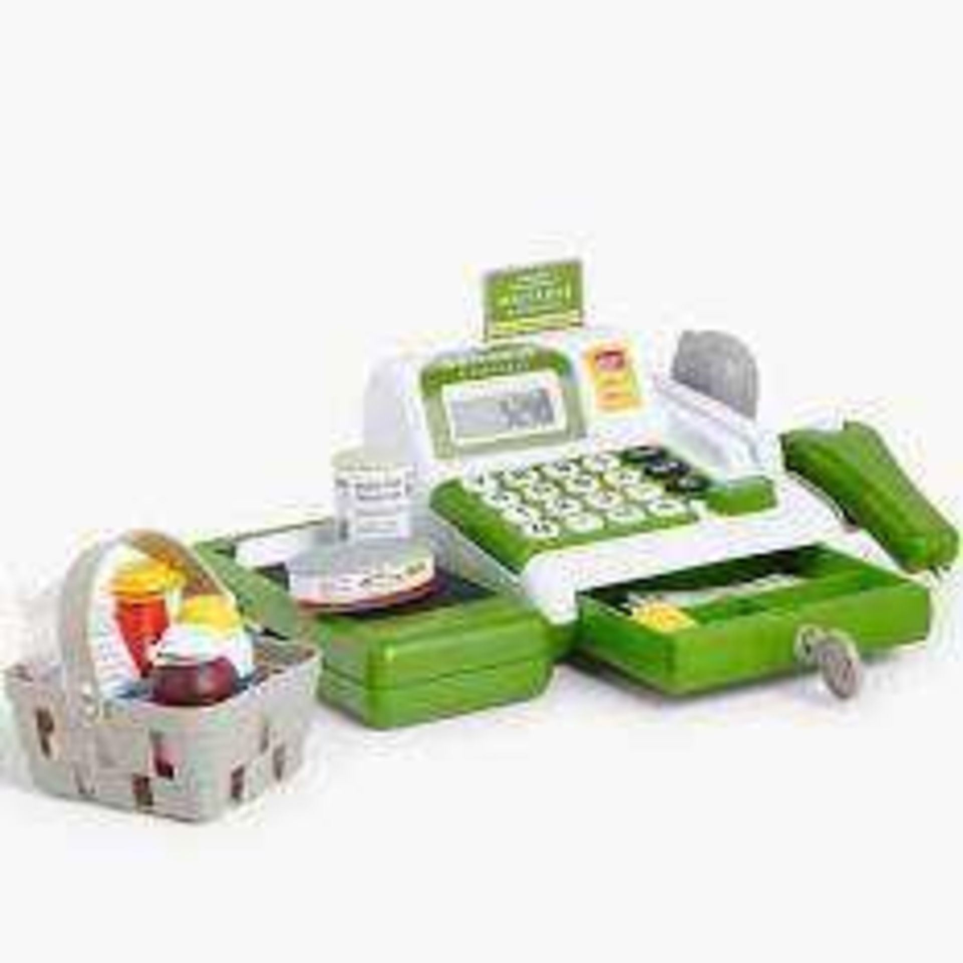 RRP £15 To £25 Boxed John Lewis Assorted Children's Toys To Include Wooden Bus Cash Register & Bin T - Image 4 of 4