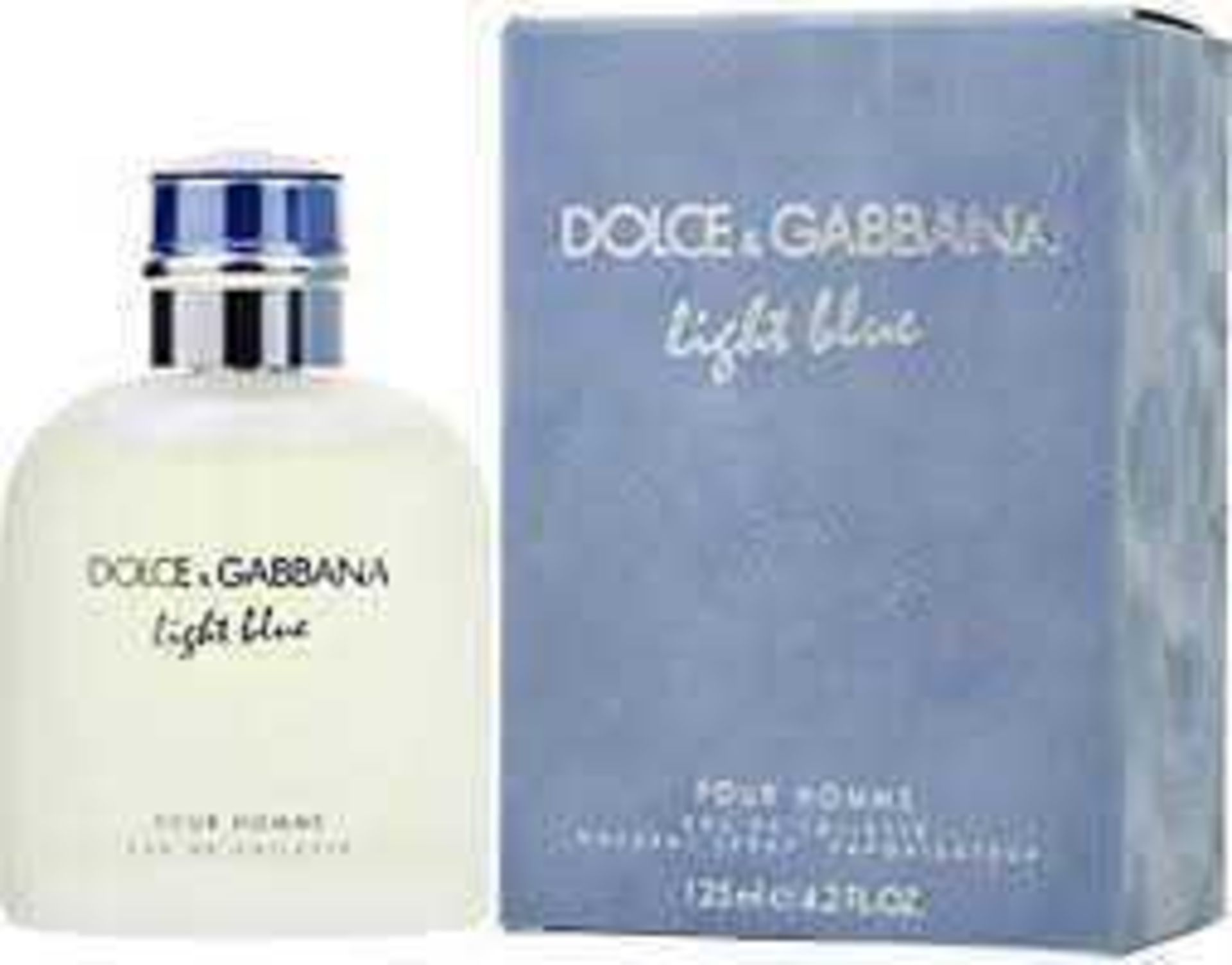 RRP £55 Unboxed 125Ml Bottle Of Dolce And Gabbana Light Blue Edt Spray Ex-Display