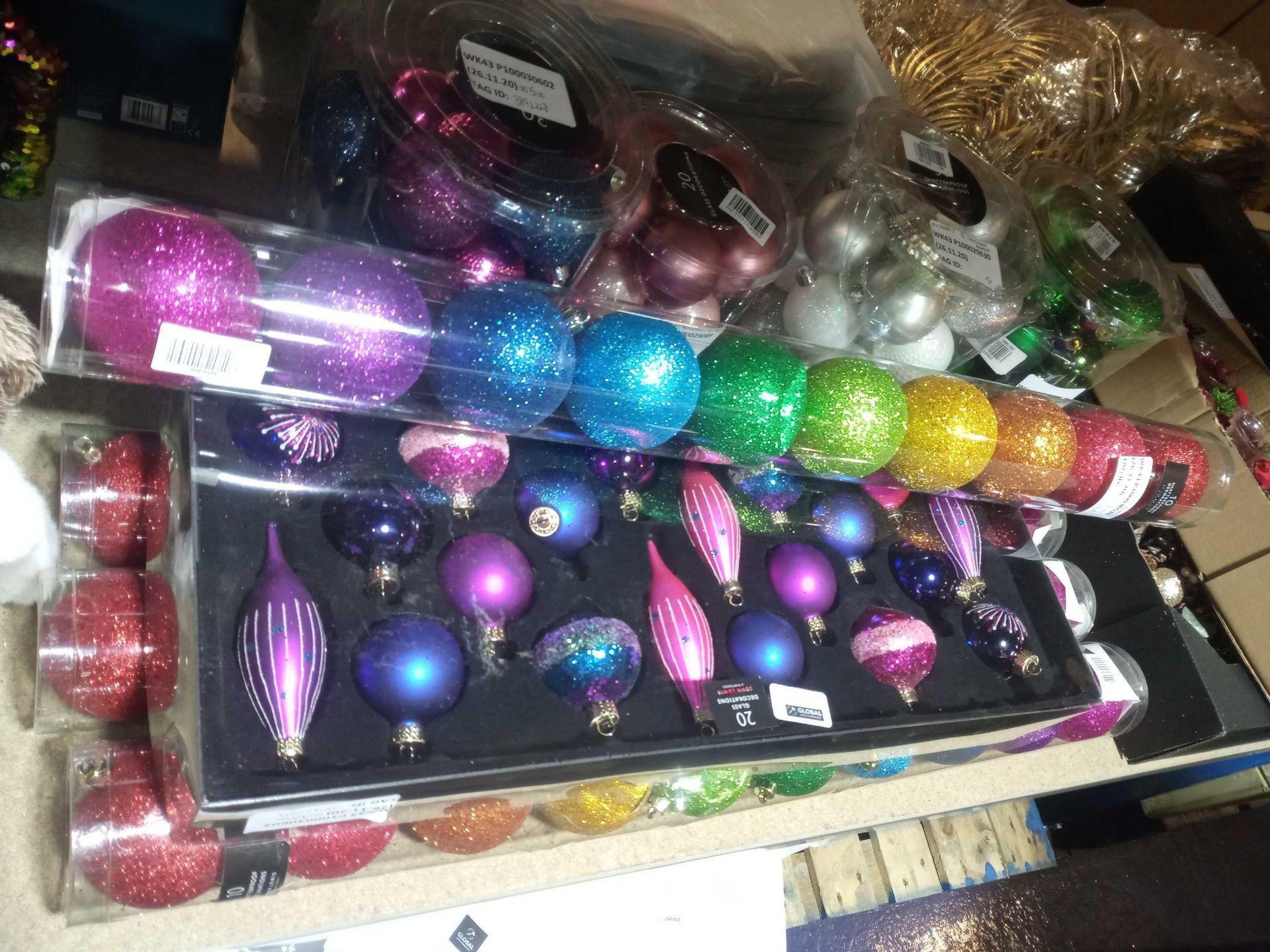RRP £5 - £10 Each Boxed John Lewis Asorted Christmas Bauble Sets