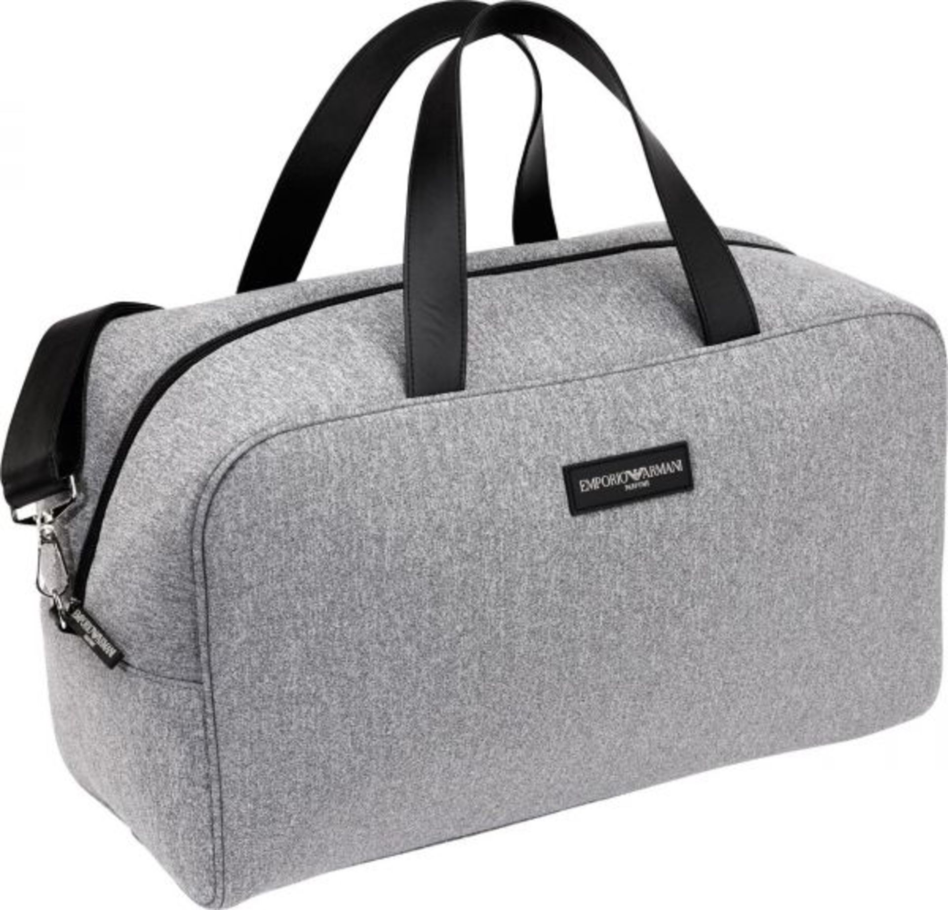 RRP£80 Emporio Armani Holdall, Gym, Travel, Sport, Weekend Grey Bag