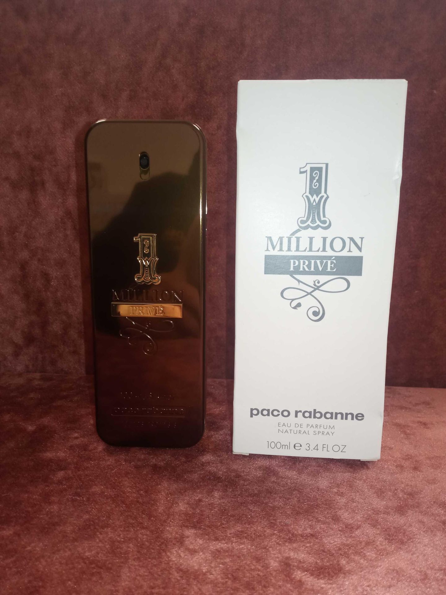 RRP £80 Boxed Unused Ex-Display Tester Bottle Of Paco Rabanne 100Ml 1 Million Edp Natural Spray Vapo