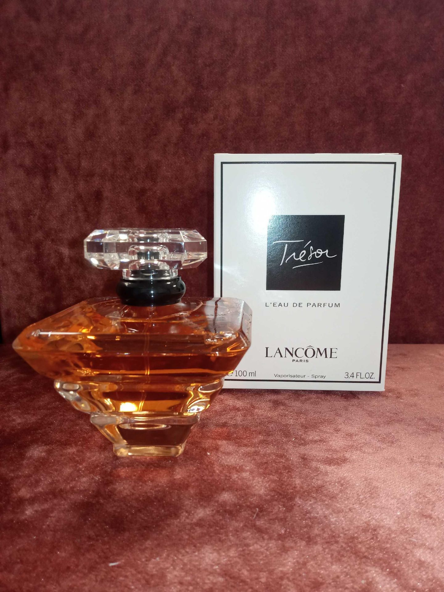RRP £80 Boxed Unused Ex-Display Tester Bottle Of 100Ml Tresor L'Eau De Parfum Lanc√¥Me Paris