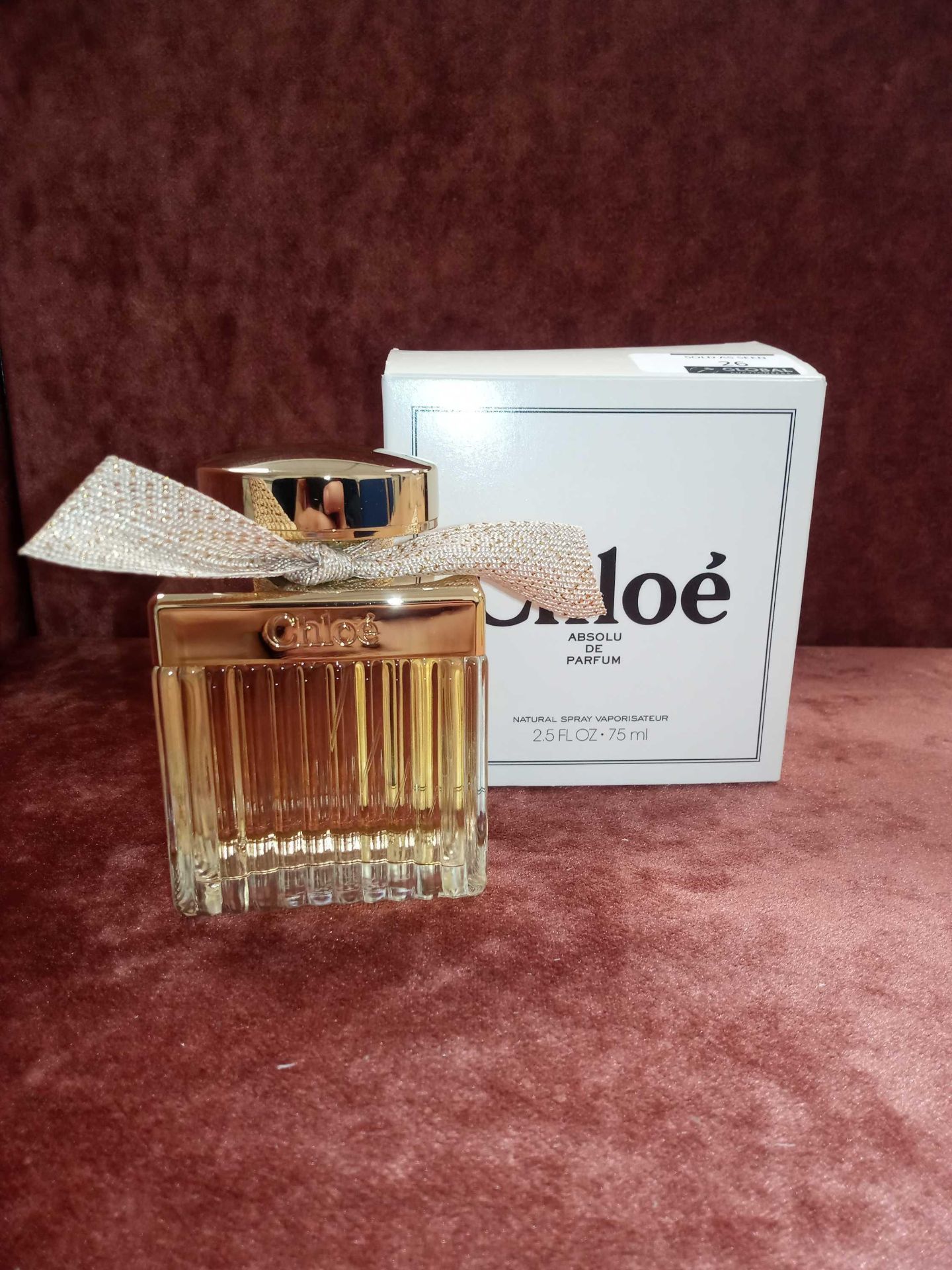 RRP £70 Boxed Unused Ex-Display Tester Bottle Of Chloe Absolu De Parfum 75Ml Natural Spray Vaporisat