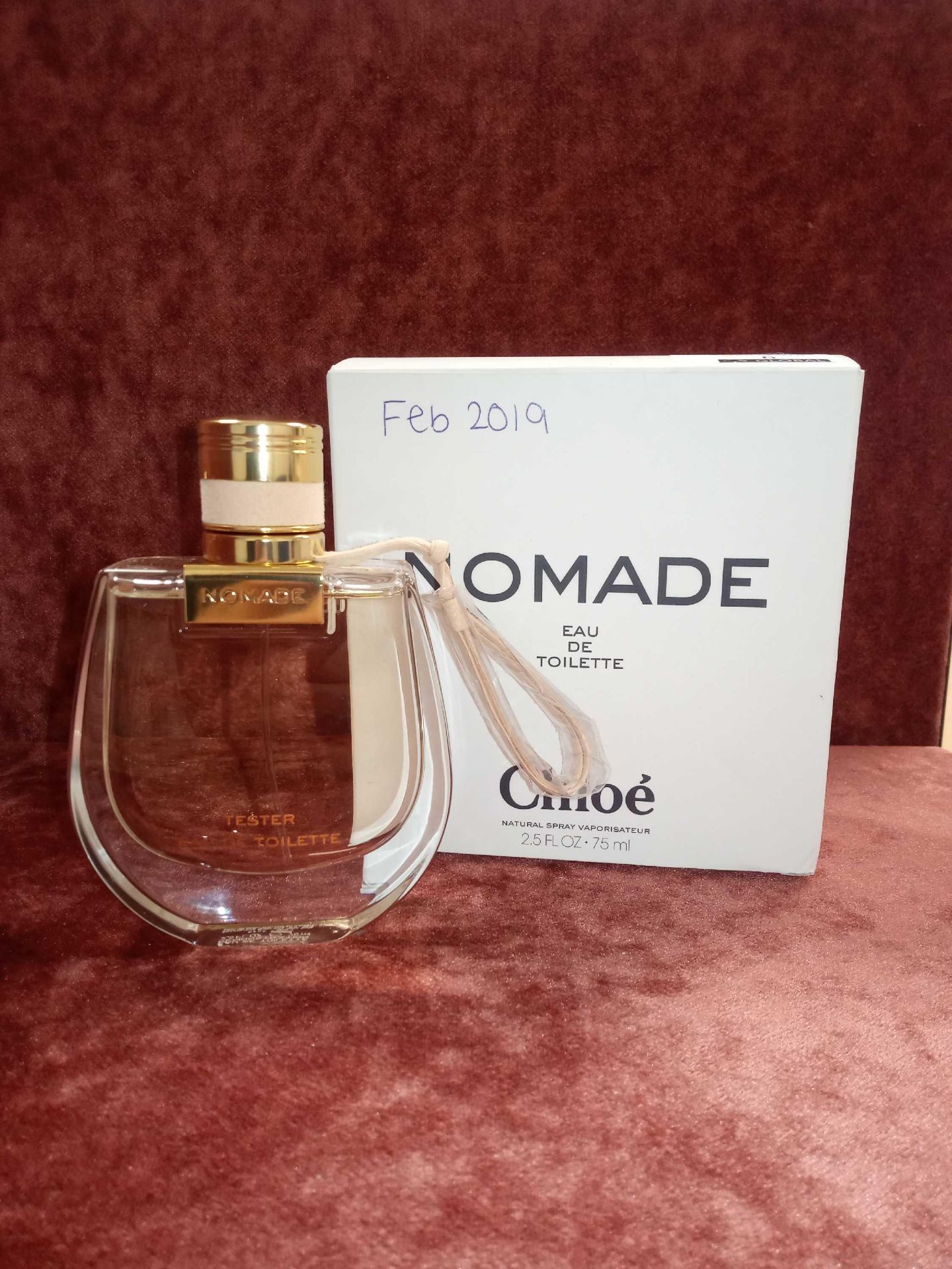 RRP £90 Boxed Unused Ex-Display Tester Bottle Of 75Ml Chloe Nomade Edp Natural Spray Vaporisateur