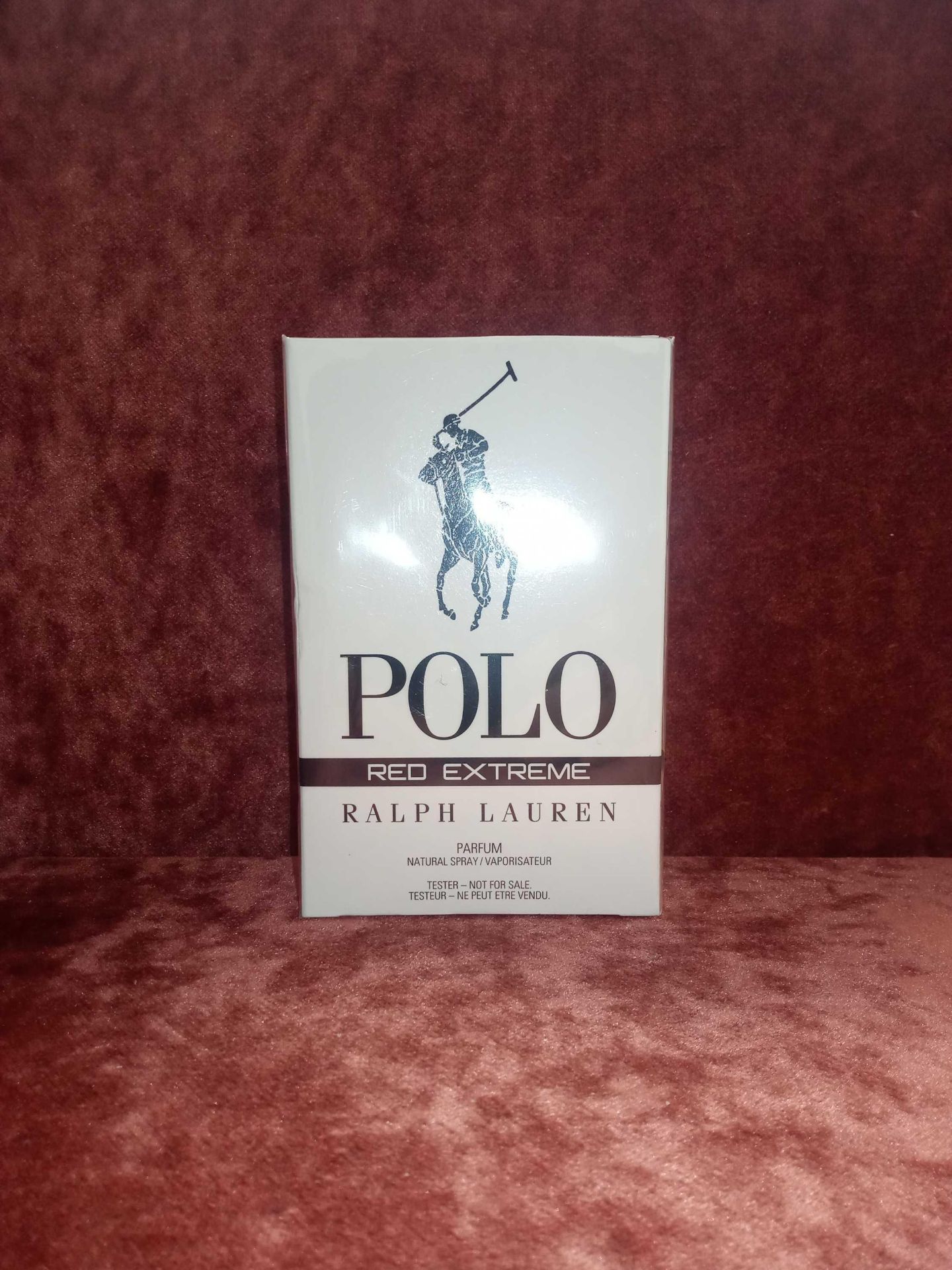RRP £70 Boxed Sealed Tester Bottle Of Ralph Lauren Polo Red Extreme 125Ml Parfum Natural Spray Vapor