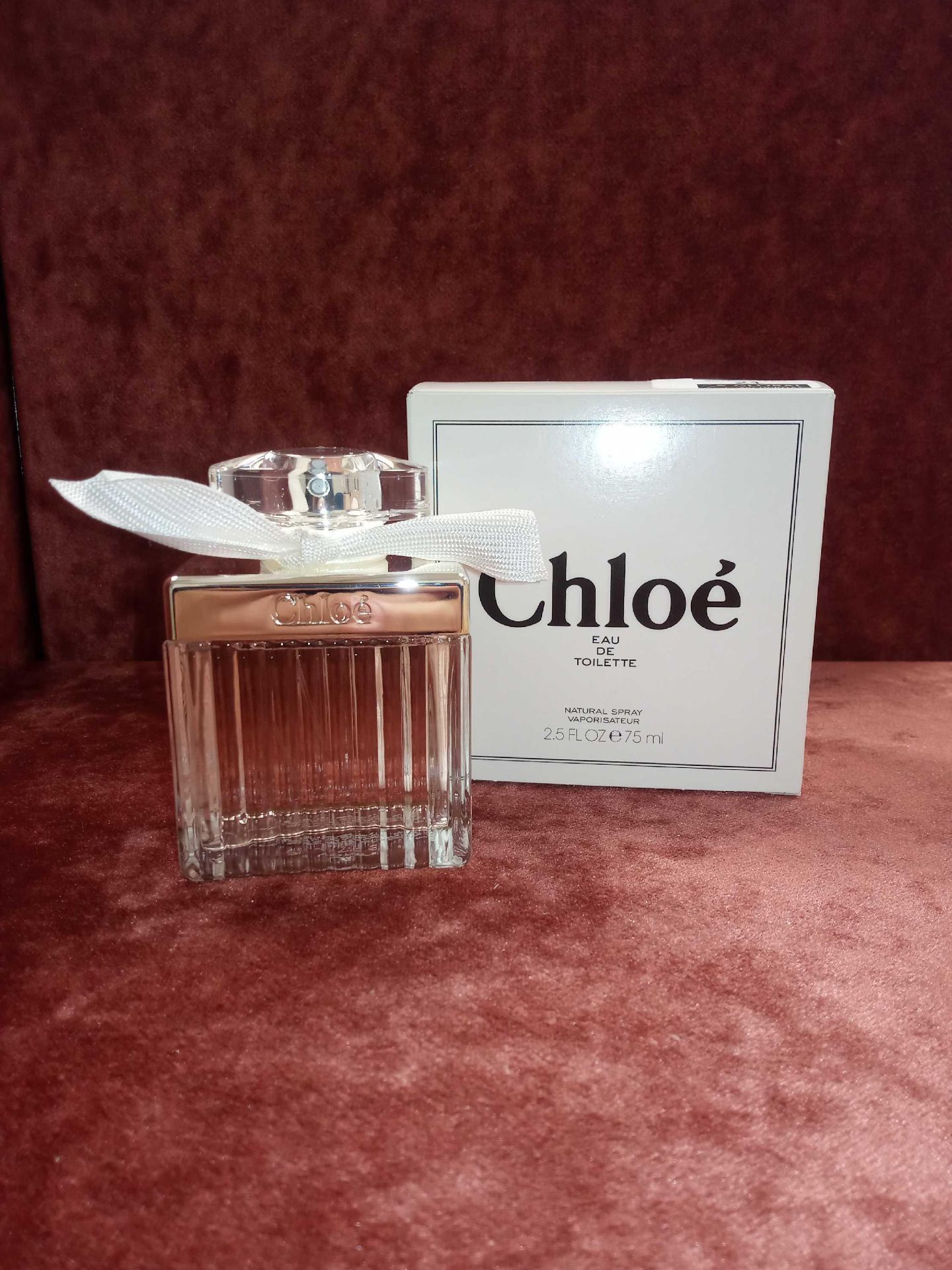 RRP £80 Boxed Unused Ex-Display Tester Bottle Of Chloe Edt 75Ml Natural Spray Vaporisateur